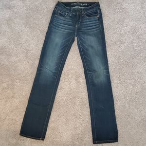 AE Stretch Slim Straight Jeans